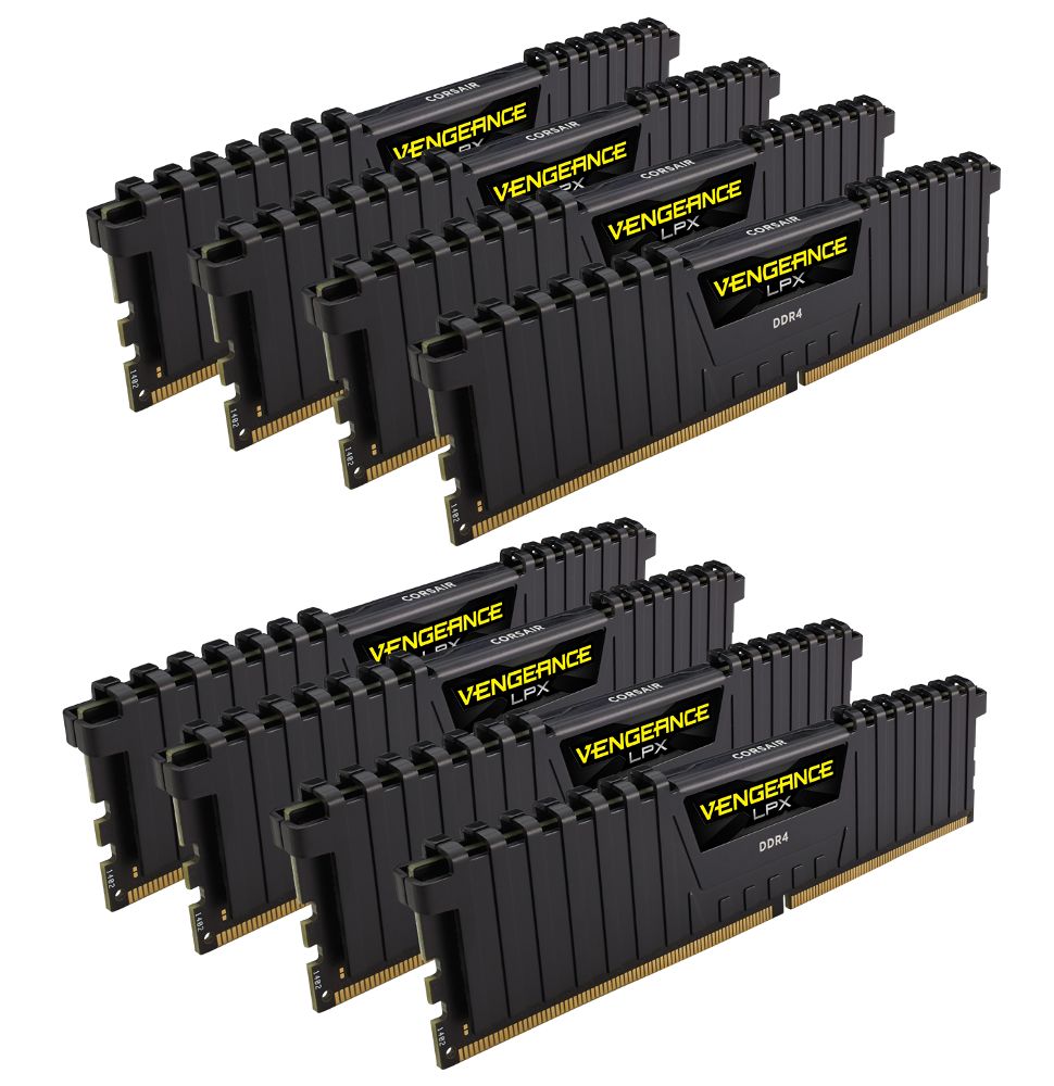 Модуль памяти Corsair Vengeance LPX DDR4 DIMM 2133MHz PC4-17000 CL13 - 64Gb KIT (8x8Gb) CMK64GX4M8A2133C13, CMK64GX4M8A2133C13
Модуль памяти Corsair Vengeance LPX DDR4 DIMM 2133MHz PC4-17000 CL13 - 64Gb KIT (8x8Gb) CMK64GX4M8A2133C13, CMK64GX4M8A2133C13