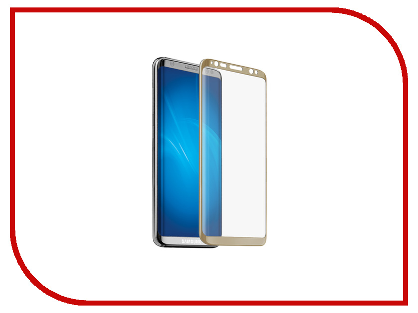    Samsung Galaxy S8 Plus Neypo 3D Full Glass Gold frame NG3D0022