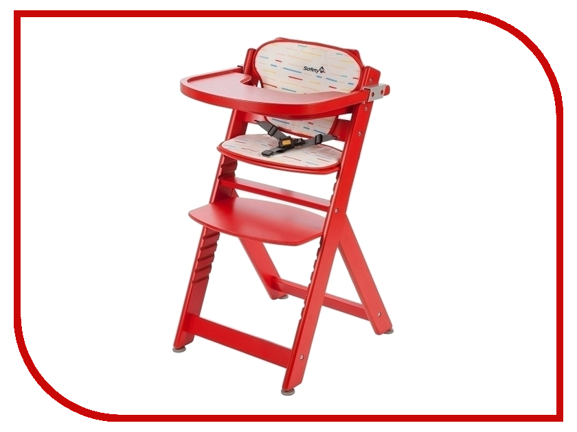 фото Стул Safety 1st Timba with Tray and Cushion + мягкий вкладыш Red Lines 2760260000