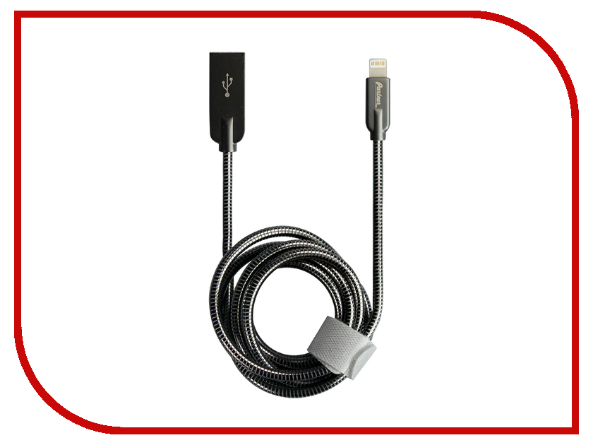  Partner Steely USB - Lightning 1.2m Grey 037724