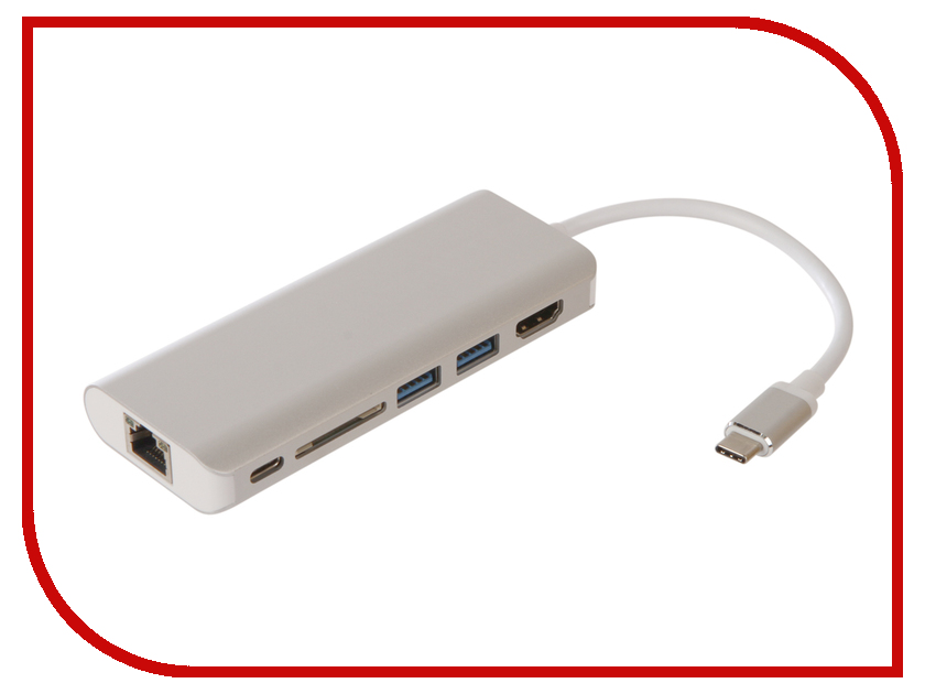  Palmexx USB C-HDMI-2xUSB 3.1-USB C-CardReader-Ethernet PX / HUB USBC 5in1