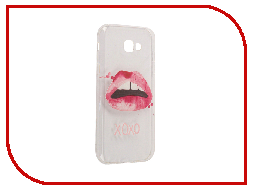   Samsung Galaxy A7 2017 With Love. Moscow Silicone Lips 5080