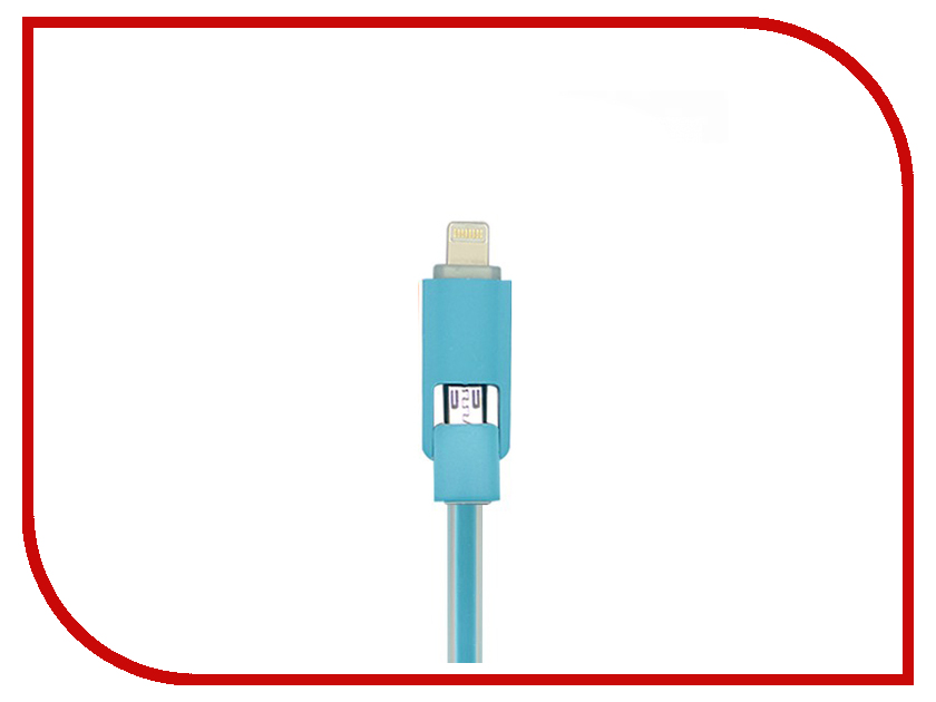  ACD Multi Lightning MicroUSB USB-A 2  1 1m Light Blue ACD-U914-PML