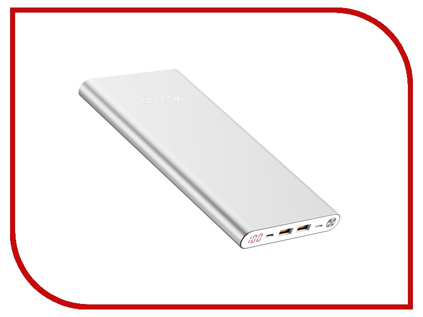 Аккумулятор Yoobao Power Bank A2 Slim 20000mAh Silver