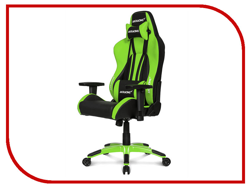 фото Компьютерное кресло AKRacing Premium Plus Black-Green AK-PPLUS-GN
