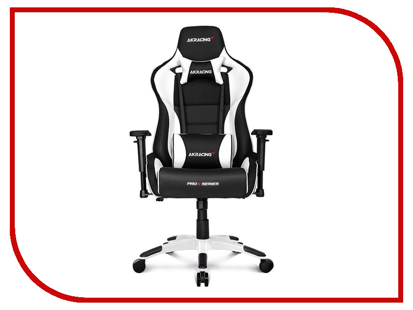 фото Компьютерное кресло AKRacing Pro-X Black-White CPX11-WHITE