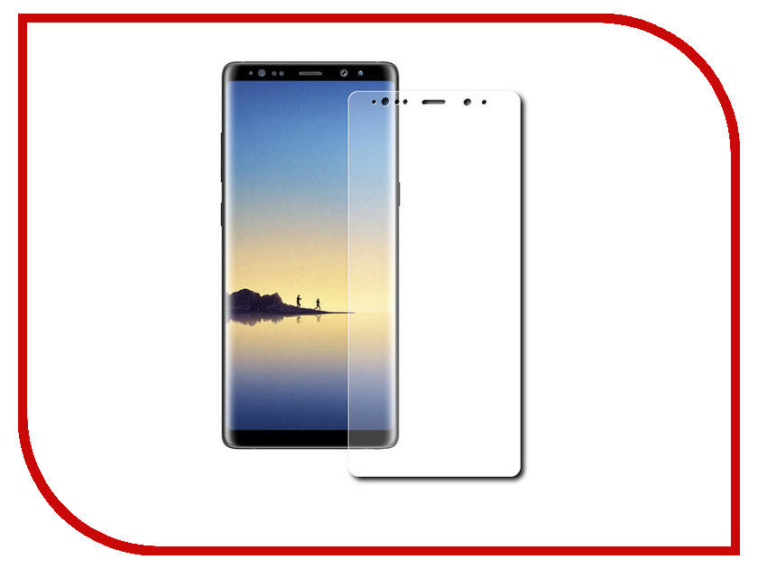   Samsung Galaxy Note 8 Ainy Full Screen Cover 3D 0.2mm Transparent