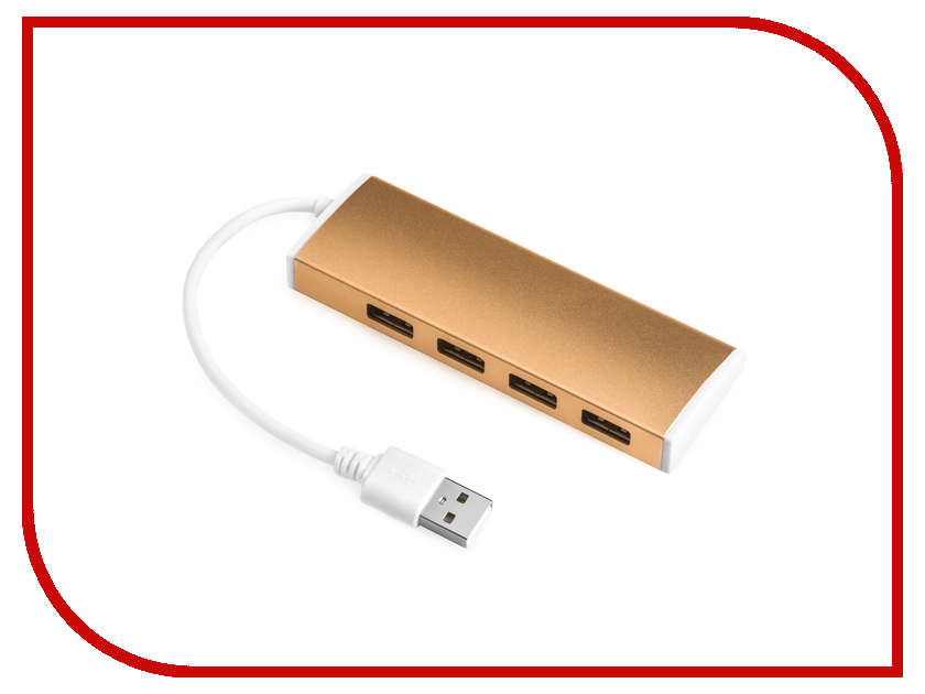  USB Greenconnect 4 ports 0.15m Bronze GCR-UH214BR