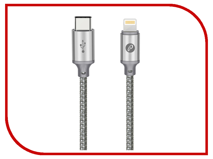  Partner USB Type-C - Lightning 1m Grey 038387