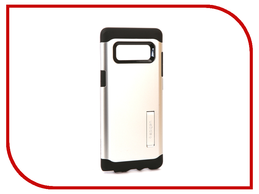 фото Аксессуар Чехол Spigen для Samsung Galaxy Note 8 Slim Armor Silver 587CS21838