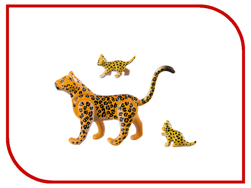 Конструктор Playmobil Африка Леопард с детенышами 6940pm