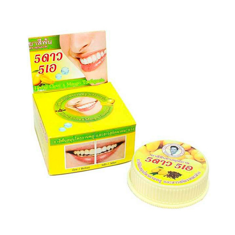 Зубная паста 5 Star Cosmetic Травяная с экстрактом Манго 25гр