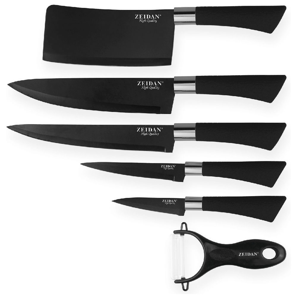 Набор ножей Zeidan Z-3087 Black