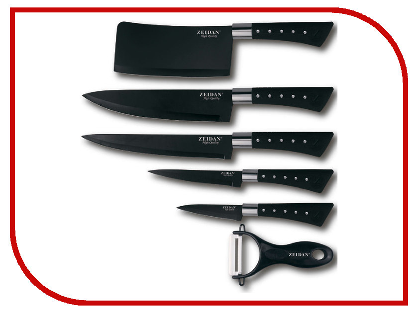 фото Набор ножей Zeidan Z-3091 Black