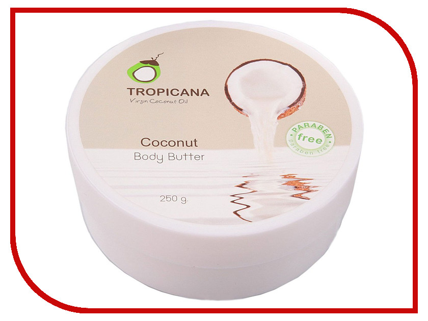 фото Средство для ухода за телом Tropicana OIL Кокосовое крем-масло Кокос 250гр