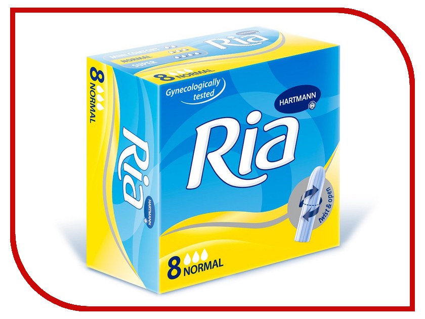 7092083 Hartmann Ria Tampons Normal 7092083 8шт
