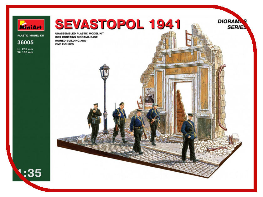 Сборная модель MiniArt Севастополь 1941 36005М 
Сборная модель MiniArt Севастополь 1941 36005М