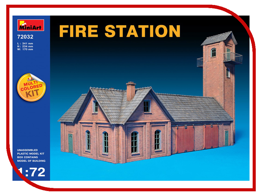 фото Сборная модель MiniArt Пожарная станция 72032М