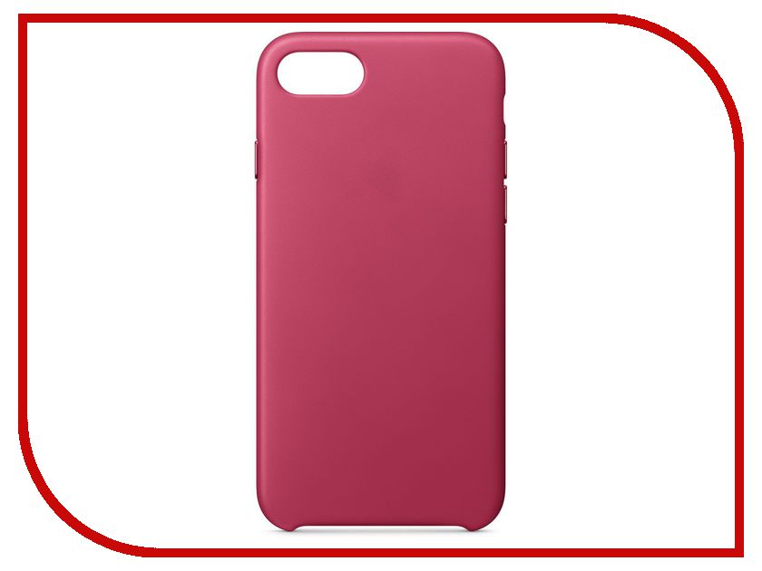 фото Аксессуар Чехол APPLE iPhone 8 / 7 Leather Case Pink Fuchsia MQHG2ZM/A