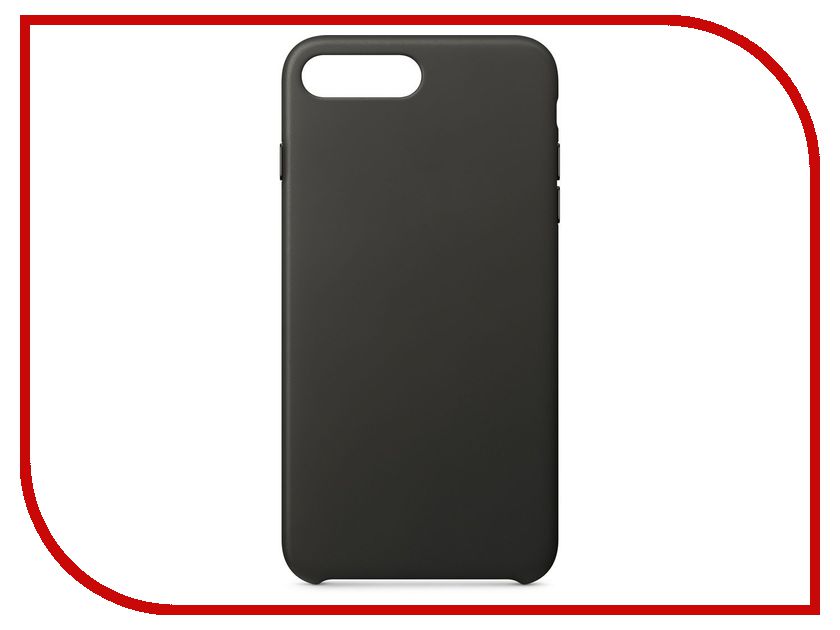 фото Аксессуар Чехол APPLE iPhone 8 Plus / 7 Plus Leather Case Charcoal Gray MQHP2ZM/A
