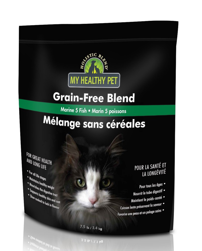 Корм Holistic Blend 5 морских рыб, беззерновой 3.4kg для кошек 5-91115