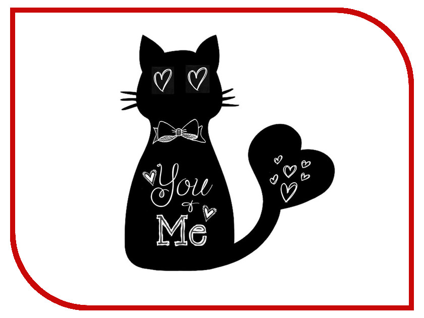 фото Меловая доска Мел посмел Кошка K28