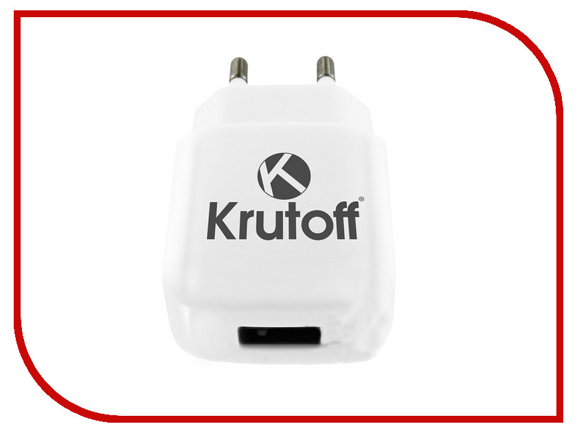 фото Зарядное устройство Krutoff CH-02 1xUSB 2.1A 02171