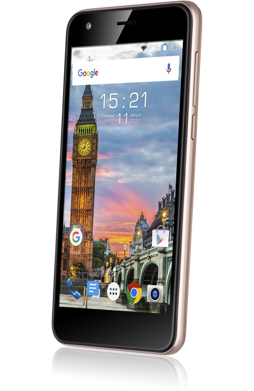 Сотовый телефон Fly FS521 Power Plus 1 LTE Champagne
