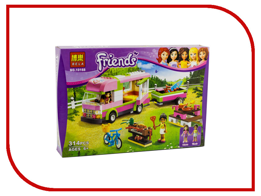 Конструктор Bela Friends 10168 Оливия и домик на колёсах