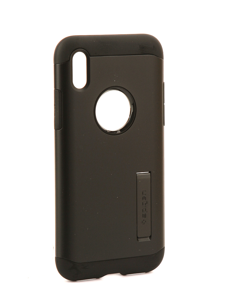 Аксессуар Чехол Spigen Slim Armor для APPLE iPhone X Black 057CS22138