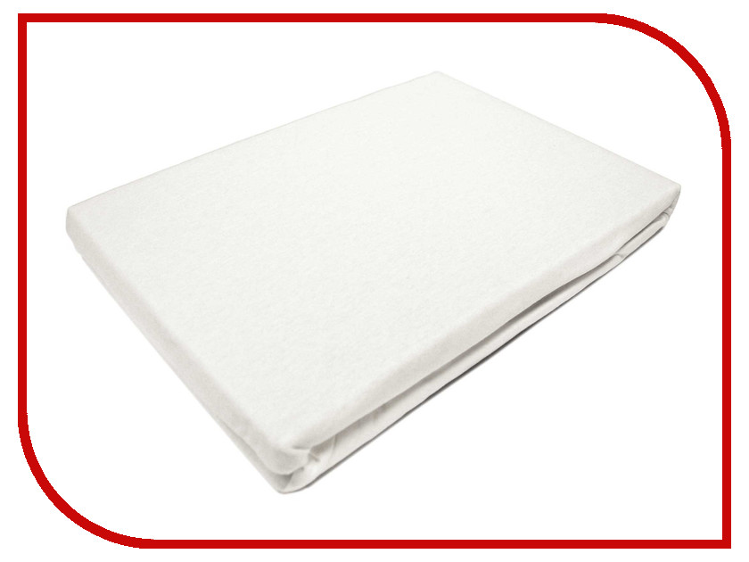 фото Простынь Эго Трикотаж на резинке 160x200 White Э-ПР-02-35