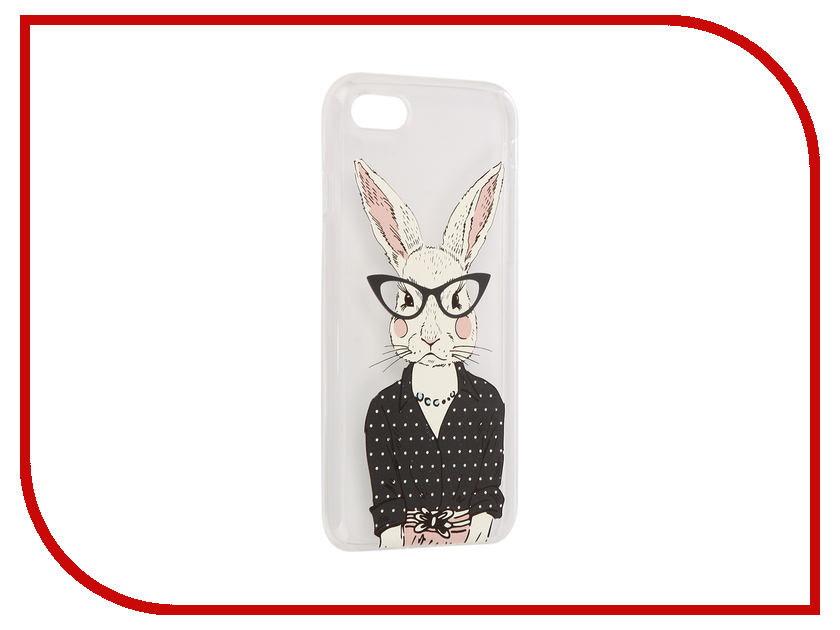 фото Аксессуар Чехол iPapai Hipsta Animals Зайчиха Silicone для APPLE iPhone 7