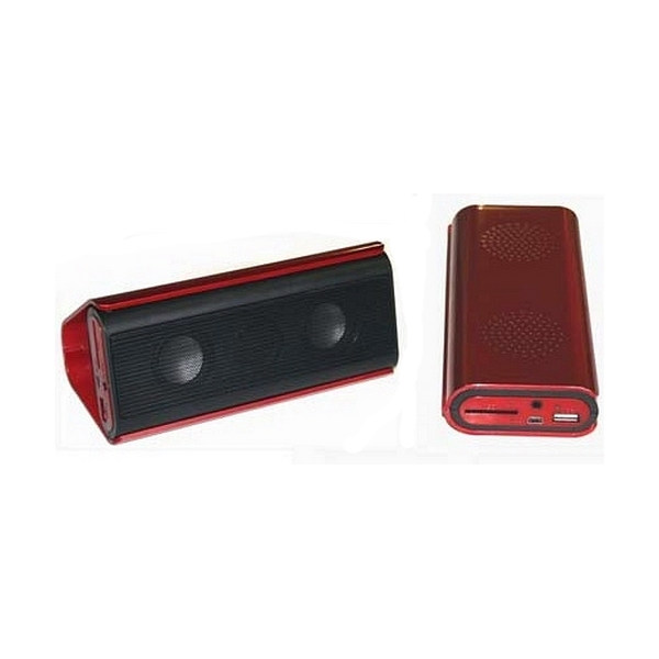 Espada Колонка Espada Music Box 18-FM Red - мини-колонка со встроенным MP-3 плеером и радио