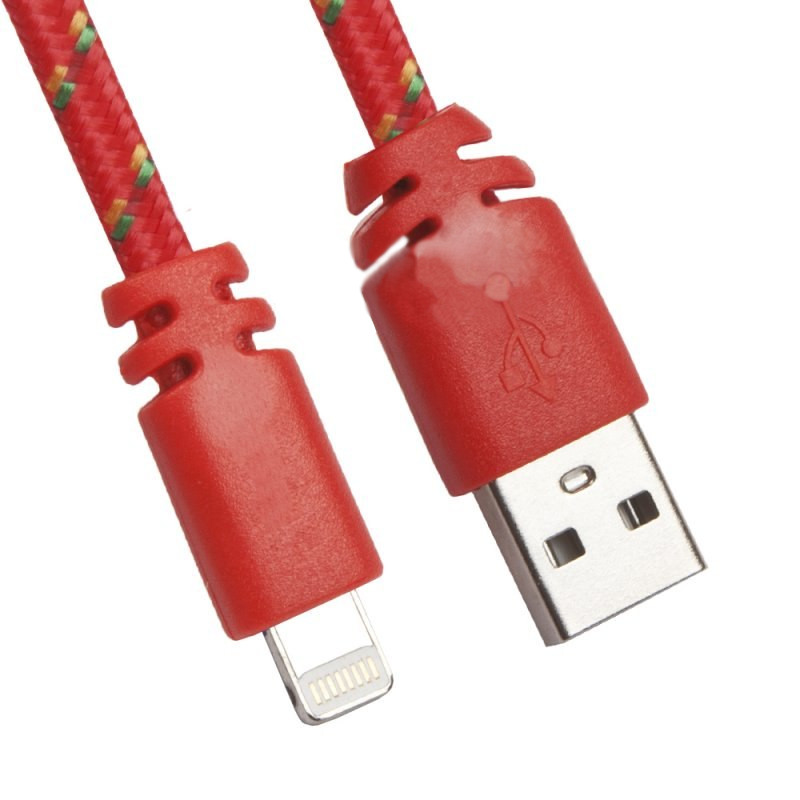 Аксессуар Liberty Project Кабель USB - Lightning Red 0L-00030334