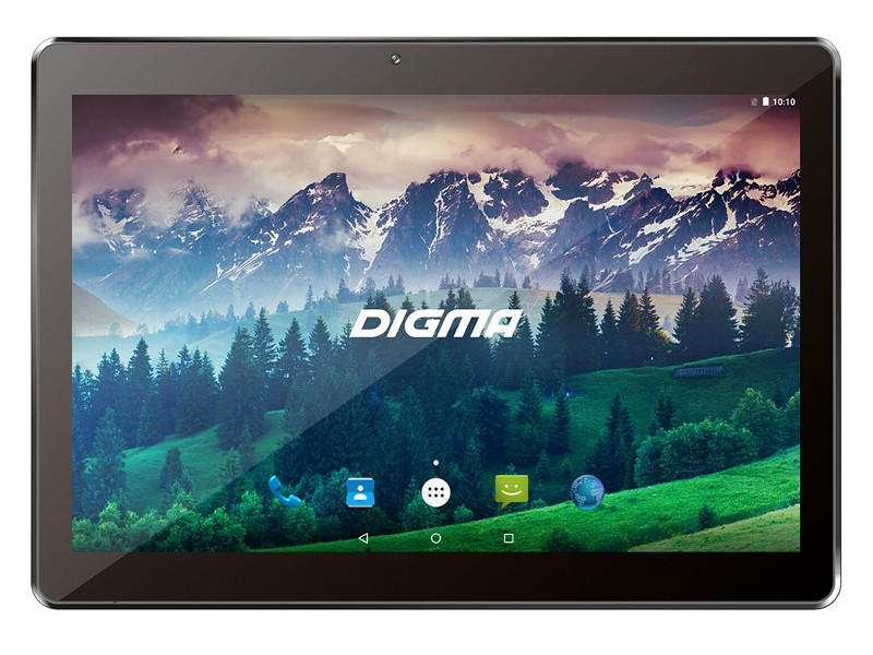 Планшет Digma Plane 1537E 3G Black PS1149MG (Mediatek MT8321 1.3 GHz/1024Mb/8Gb/GPS/3G/Wi-Fi/Cam/10.1/1280x800/Android)