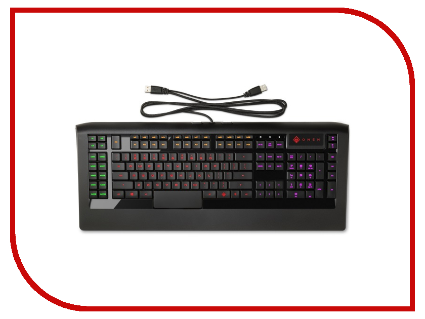 все цены на Клавиатура HP Omen Keyboard SteelSeries X7Z97AA онлайн