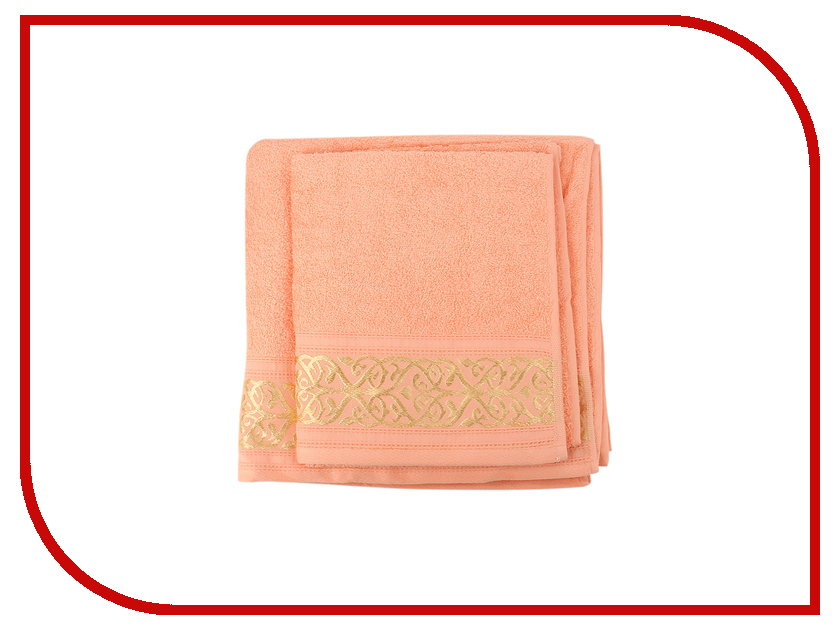 фото Полотенце Aisha Home 50x85/70x135 2шт Peach НМП-030