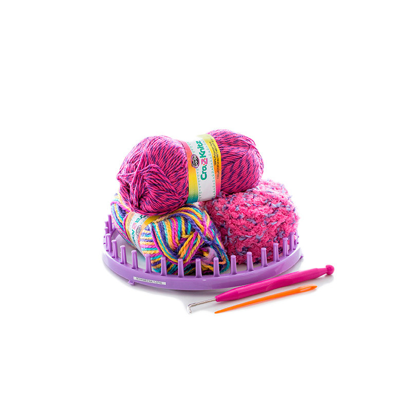Набор для творчества Cra-Z-Art Cra-Z-Knitz Вязание Стильная Шапка-колпак 17436