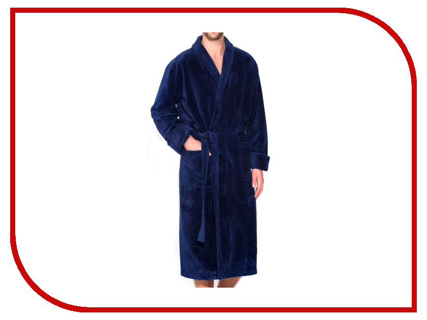 фото Халат Peche Monnaie Naturel №908 Мужской Размер XXXXL Blue