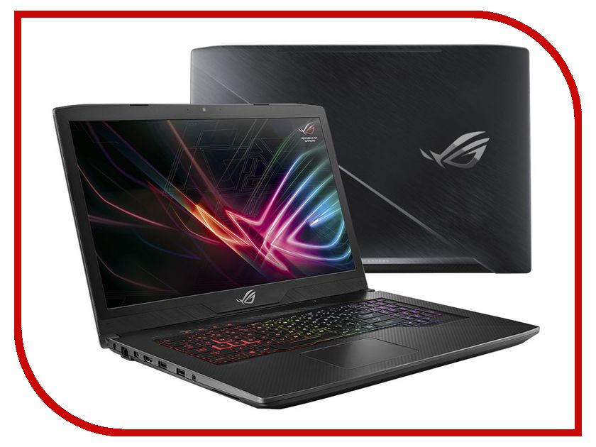 фото Ноутбук ASUS GL703VD-EE123T 90NB0GM1-M02270 (Intel Core i7-7700HQ 2.8 GHz/8192Mb/1000Gb + 256Gb SSD/No ODD/nVidia GeForce GTX 1050 4096Mb/Wi-Fi/Bluetooth/Cam/17.3/1920x1080/Windows 10 64-bit)