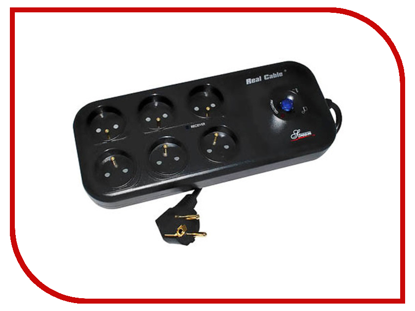 все цены на Сетевой фильтр Real Cable SPPR0106G-B онлайн
