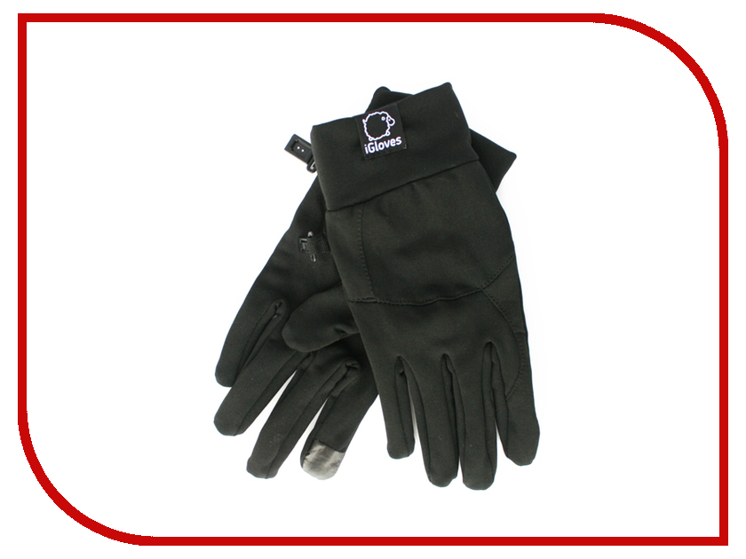 фото Теплые перчатки для сенсорных дисплеев iGloves F2 Black