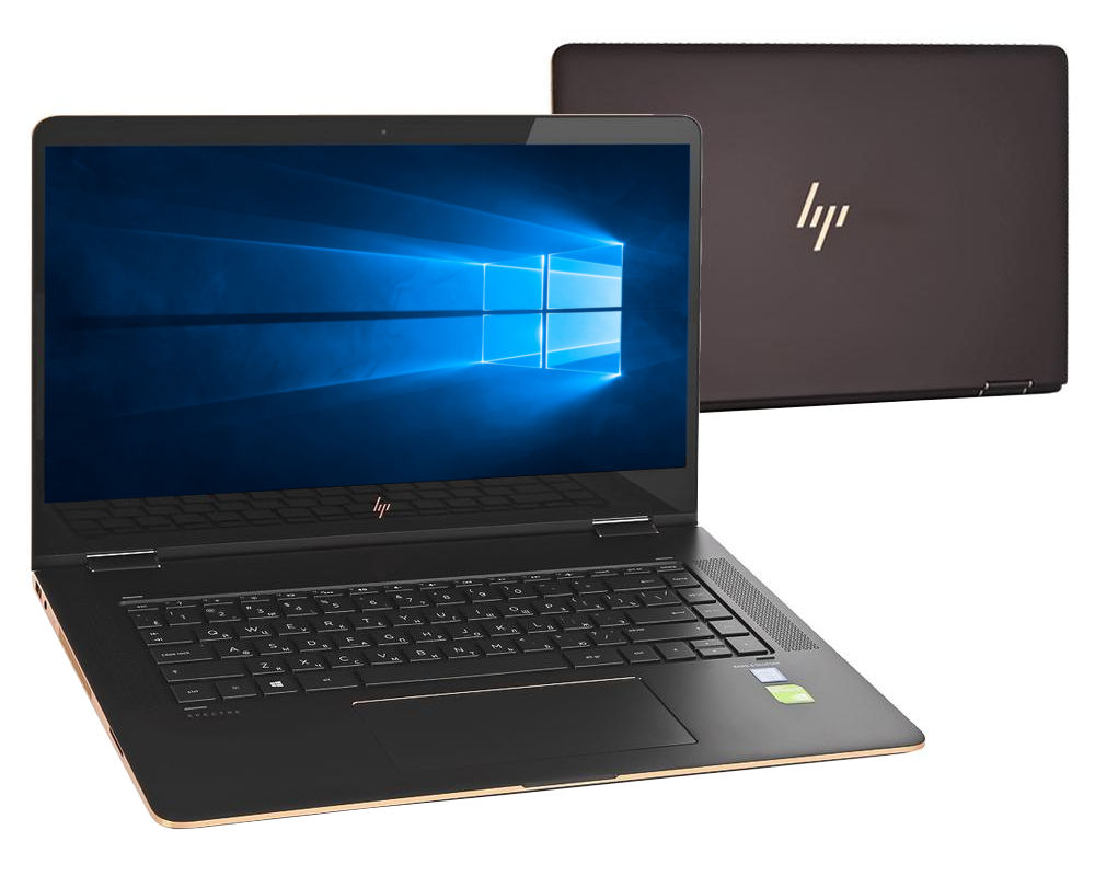 Ноутбук HP Spectre x360 15-bl001ur 2EN46EA (Intel Core i7-7500U 2.7 GHz/16384Mb/1000Gb SSD/nVidia GeForce 940MX 2048Mb/Wi-Fi/Bluetooth/Cam/15.6/3840x2160/Touchscreen/Windows 10 64-bit)