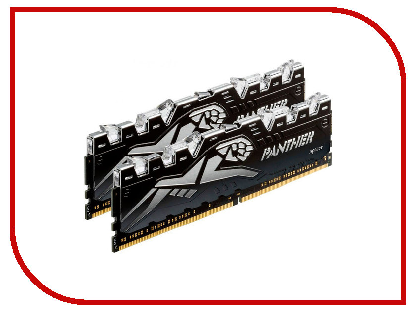 Модуль памяти Apacer Panther Rage DDR4 DIMM 2400MHz PC4-19200 CL16 - 16Gb KIT (2x8Gb) EK.16GAT.GEJK2
Модуль памяти Apacer Panther Rage DDR4 DIMM 2400MHz PC4-19200 CL16 - 16Gb KIT (2x8Gb) EK.16GAT.GEJK2