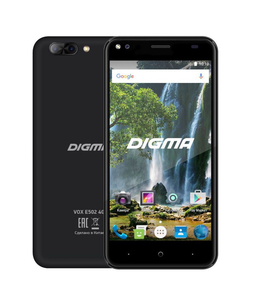Сотовый телефон Digma VOX E502 4G Black