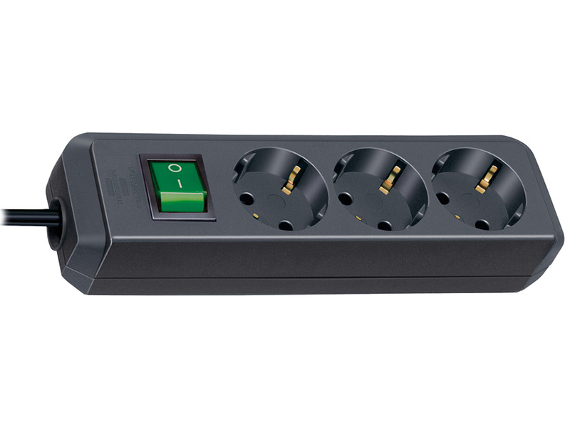 Brennenstuhl Сетевой фильтр Brennenstuhl Eco-Line 3 Sockets 1.5m Black 1152300015 / 1152300075