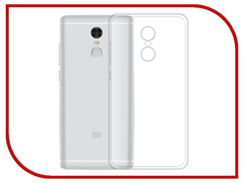 фото Аксессуар Чехол Xiaomi Redmi 5 Plus BoraSCO Silicone Transparent