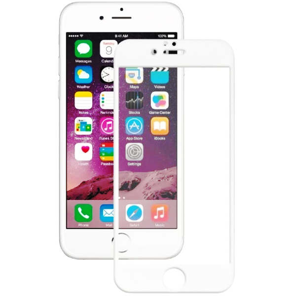 Аксессуар Защитное стекло Onext для APPLE iPhone 7/8 Plus с рамкой White 41586