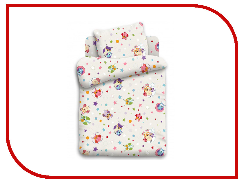 фото Постельное белье Кошки-мышки Многоцветие КДКм-1 8047 вид 1 Комплект 1.5 спальный Бязь