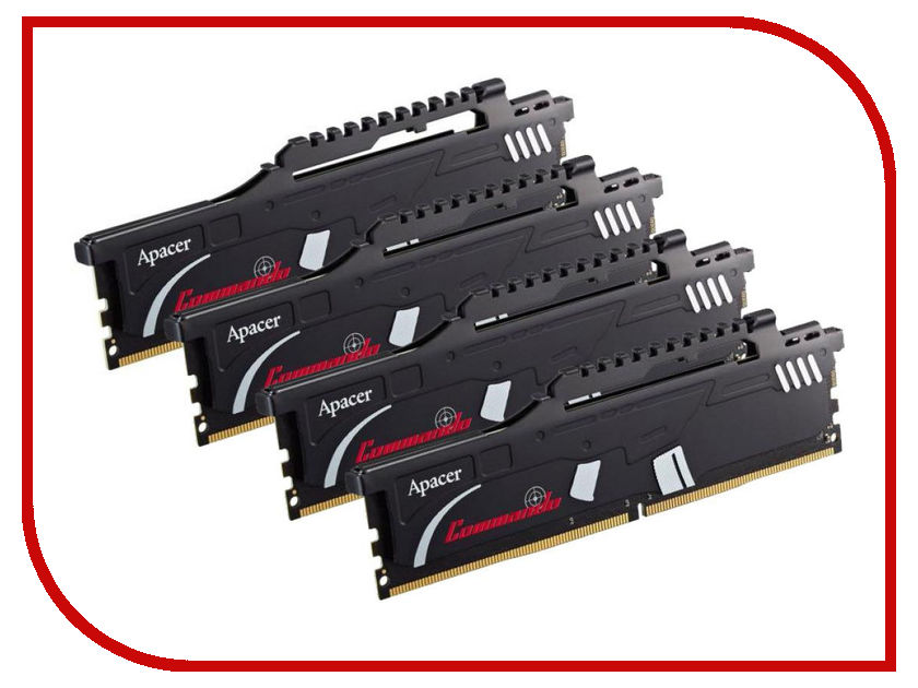 Модули памяти EK.32GAV.GEAK4 Модуль памяти Apacer Commando DIMM DDR4 2666MHz PC4-21300 CL16 - 32Gb EK.32GAV.GEAK4